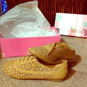 Tan Suede Oxfords
