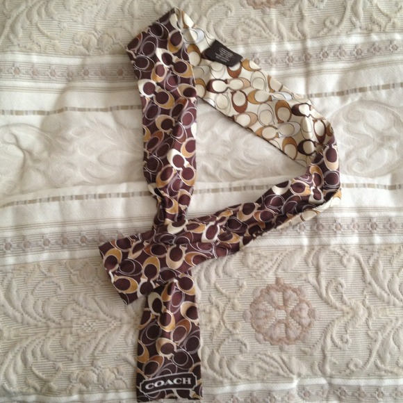 Silk Coach head scarf