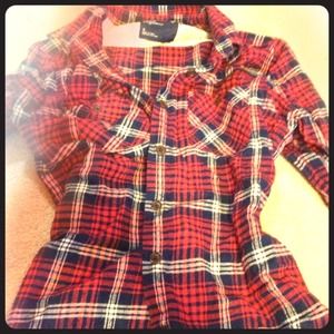 American eagle flannel size 8 (medium)