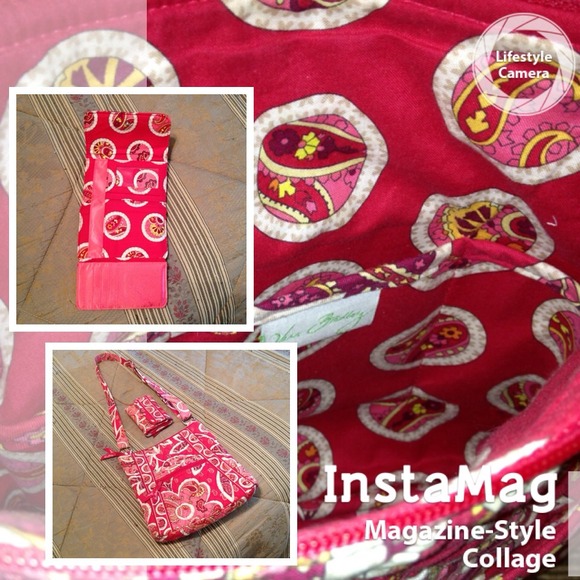 Vera Bradley, Hipster Cross-body Bag & Euro Wallet