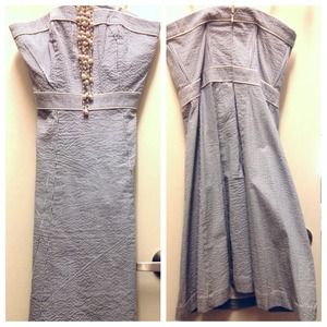 💥SOLD!💥 Strapless Seersucker Sundress