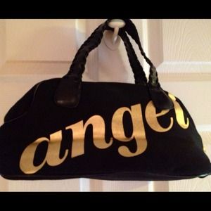 Black Victoria's Secret "Angel" hand bag
