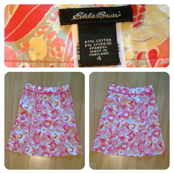 🚫Sold🚫Eddie Bauer skirt sz 4. Fit & flair. Cute! - Picture 2 of 3