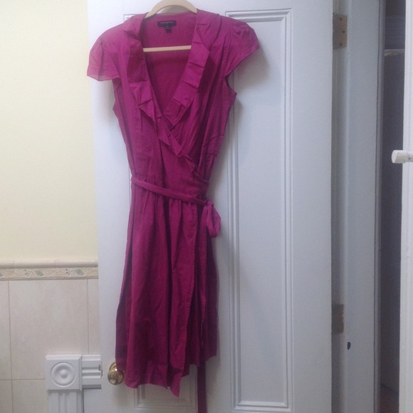 Banana Republic cotton wrap dress, size 10
