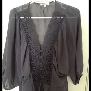 Sheer top with matching under tank