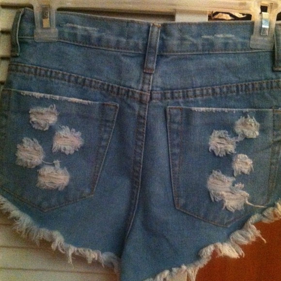 High Waisted American Flag Shorts - Picture 2 of 2