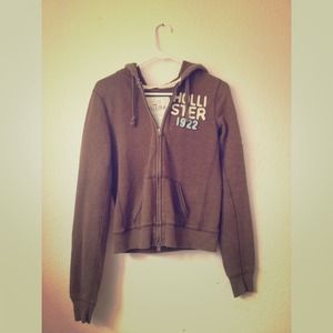 Brown Hollister Hoodie