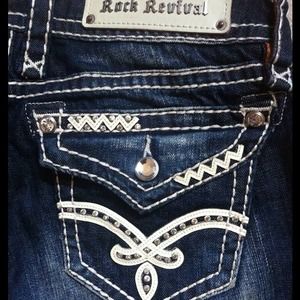 Rock Revival Denim Jeans size 28