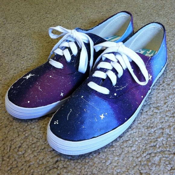 Shoes - 🎉HOST PICK🎉Hand-painted Galaxy Shoes