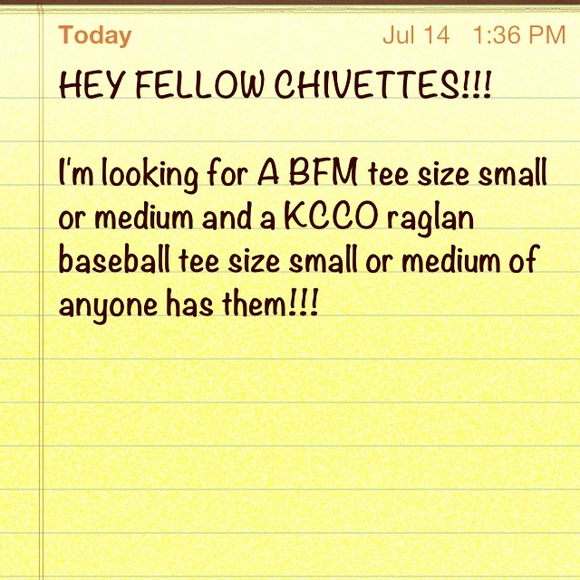 Want Chive tees!