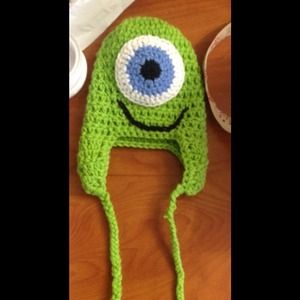 Infant's Mike (monster's U) ear flap hat