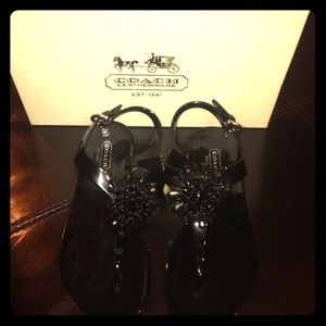 JUST REDUCED Authentic coach sandals