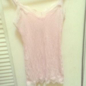 BUNDLED!Abercrombie and Fitch Light pink lace tank