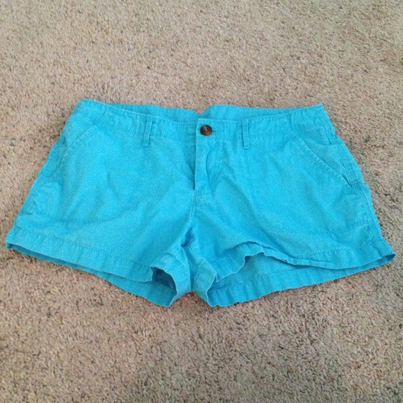 Turquoise shorts