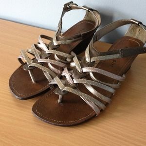 Strapy wedge sandals