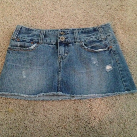 Blue jean skirt
