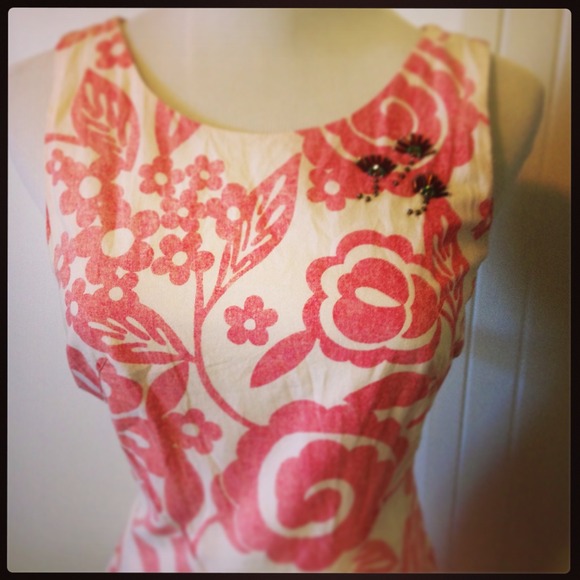 Sale $50 Red & white dress by burning torch