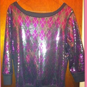 **REDUCED PRICE**Express brand Sequined Sweatshirt