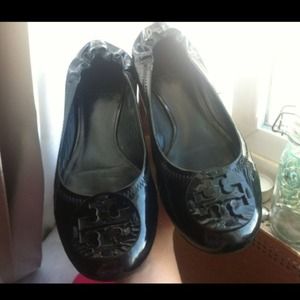 TORY BURCH reva flats black   7.5