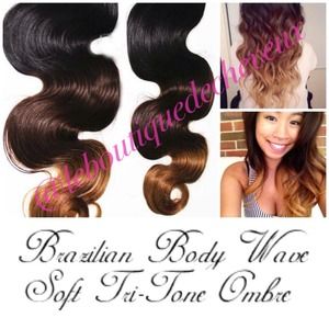 16"-18"-20" Brazilian Body Wave Tri-Tone Ombré