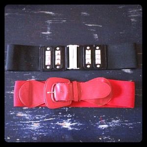 Thick belts.