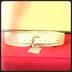 Ivory belt from Anthropologie!  Size M