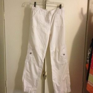 Ann Taylor White Lindsay Pants