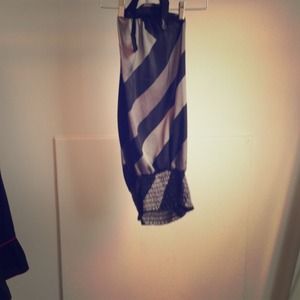 Halter top with tie around neck