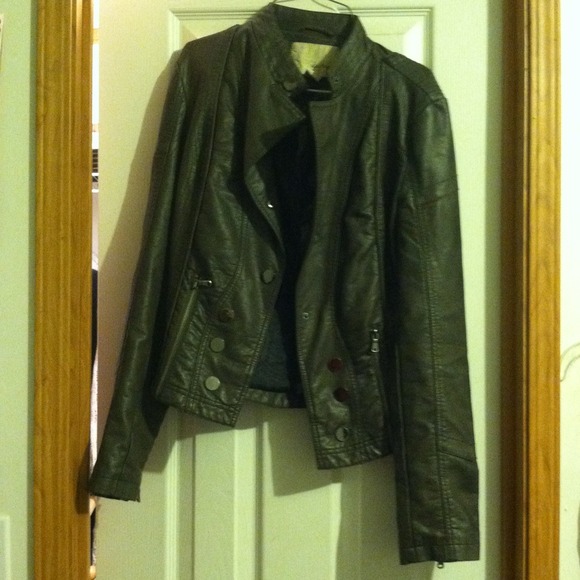 Leather jacket from Buckles.