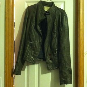 Leather jacket from Buckles.