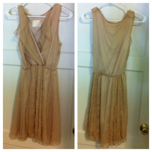 Lush champagne dress