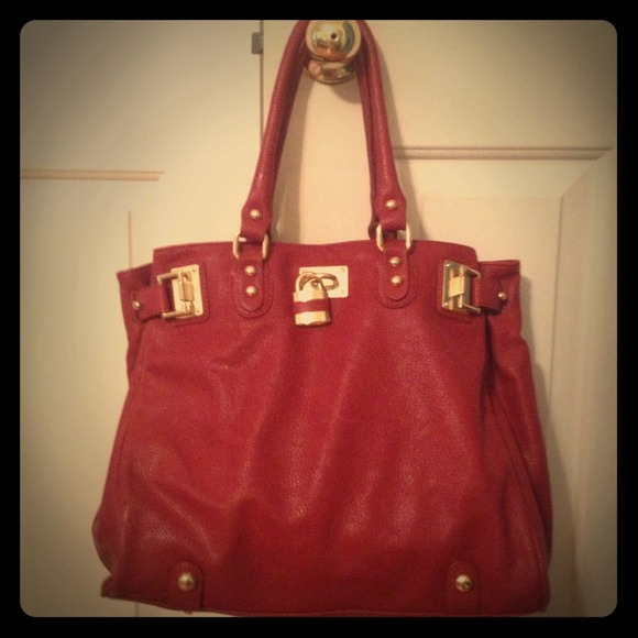 Burgundy Tote Bag