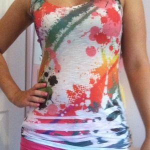 Wet Seal multi colored tank top