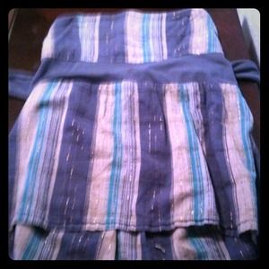 Strapless baby doll top