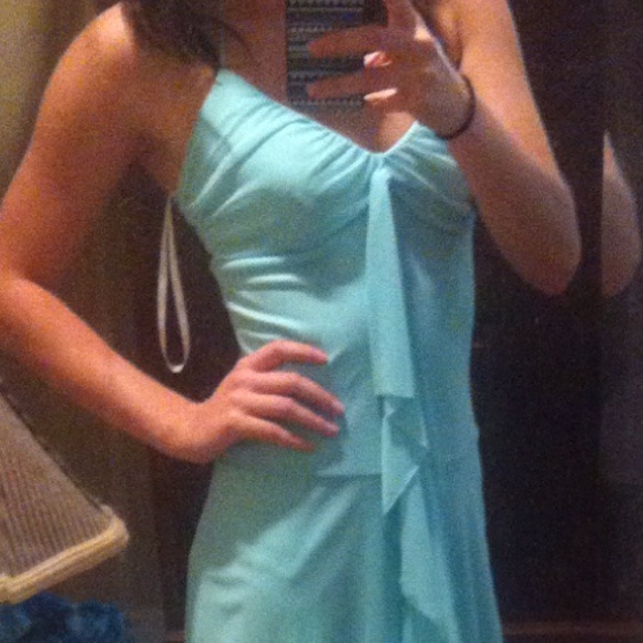 High low dress Light blue semi formal