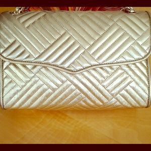 Rebecca Minkoff Affair Metallic Quilted Bag