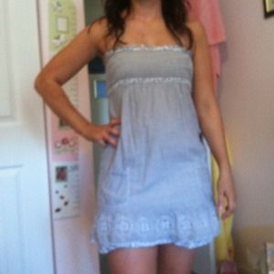 Hollister strapless dress XS