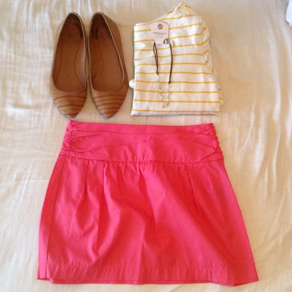 RESERVED NWT Hot Pink Skirt