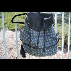 Urban Outfitters Polka Dotted Backpack