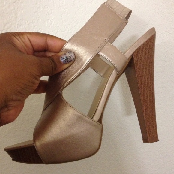 Champagne Blush pink heel