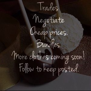 Shorts, shoes, tops, dresses, jackets etc