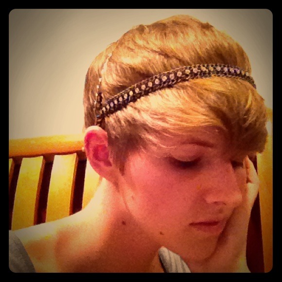 Goddess bronze head chain