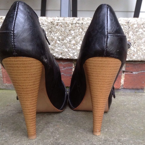 SOLD!  Charlotte Russe Black Booties - Picture 3 of 4