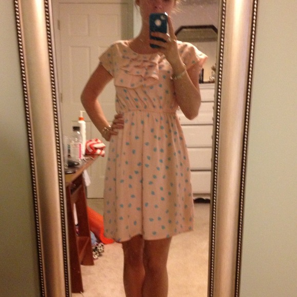 Peach dress