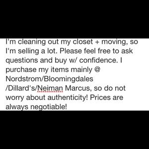 Cleaning out my closet!!