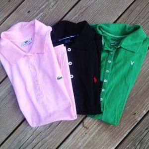 Lacoste, Ralph Lauren, and American Eagle Polos
