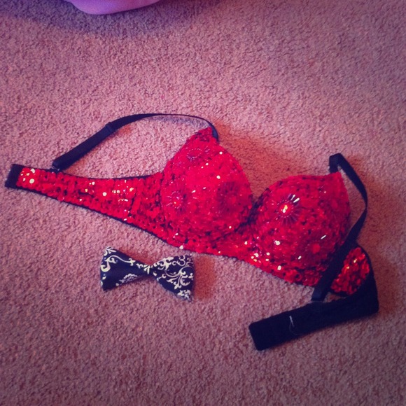 34 B/C sparkley bra!