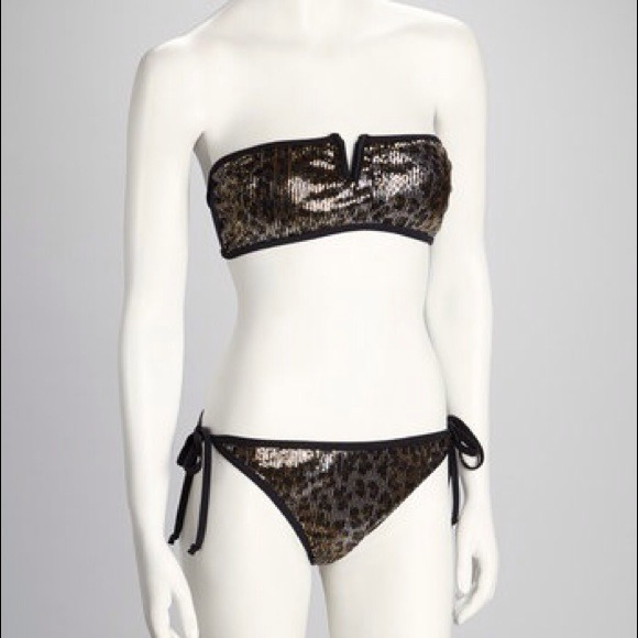 Adorable NWT sequin bikini!!