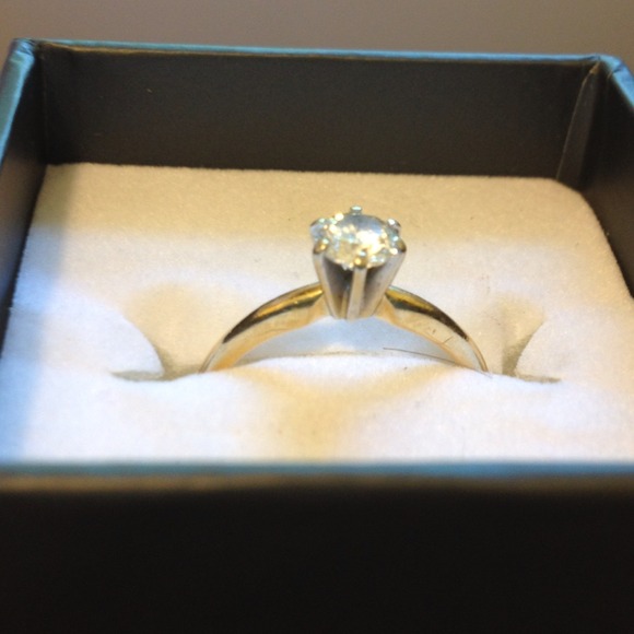 1.5ct I SI1 Round Brilliant Diamond Solitaire 14K White Gold  Diamond Solitaire Ring