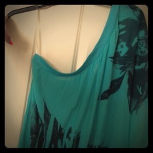 One shoulder blouse, size 2x